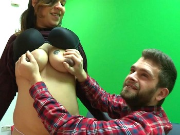 A pregnant in an raging hormone heat and her boyfriend the internet dandy. WE LOVE those tits